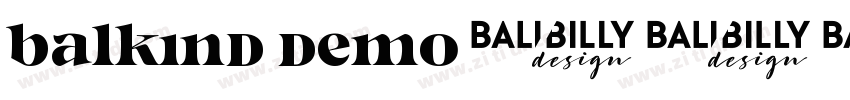 Balkind Demo字体转换